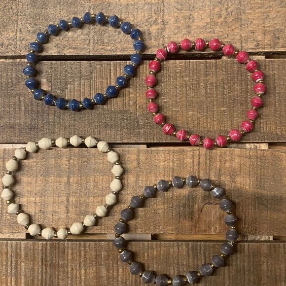 NWT 31 Bits Set of 4 Daphne Bracelets - Picture 4 of 5